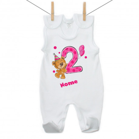 Tutina Ho 2 anni con orsacchiotto per bimba