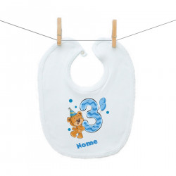 Bavaglino Ho 3 anni con orsacchiotto per bimbo