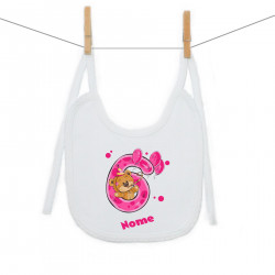 Bavaglino Ho 6 anni con orsacchiotto per bimba