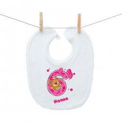 Bavaglino Ho 6 anni con orsacchiotto per bimba