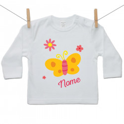 Maglietta a maniche lunghe Farfallina