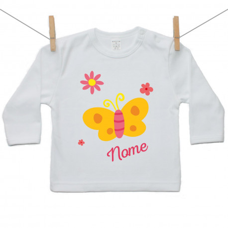 Maglietta a maniche lunghe Farfallina
