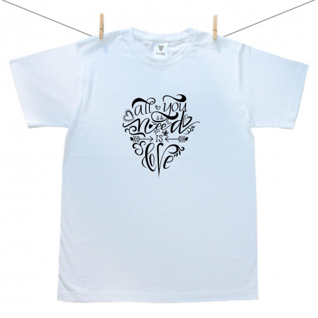 Maglietta da uomo All you need is love