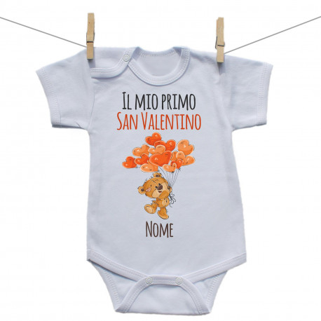 Body a maniche corte Il mio primo San Valentino