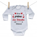 Body a maniche lunghe Il mio primo San Valentino
