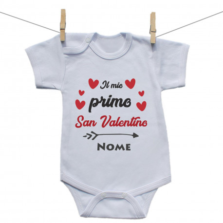 Body a maniche corte Il mio primo San Valentino
