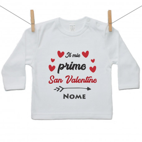 Maglietta a maniche lunghe Il mio primo San Valentino
