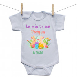 Body a maniche corte La mia prima Pasqua