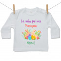 Maglietta a maniche lunghe La mia prima Pasqua