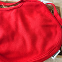 Bavaglino in cotone da annodare, rosso