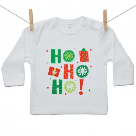 Maglietta a maniche lunghe HO HO HO! Maglietta a maniche lunghe HO HO HO!
