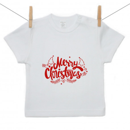 Maglietta a maniche corte Merry Christmas